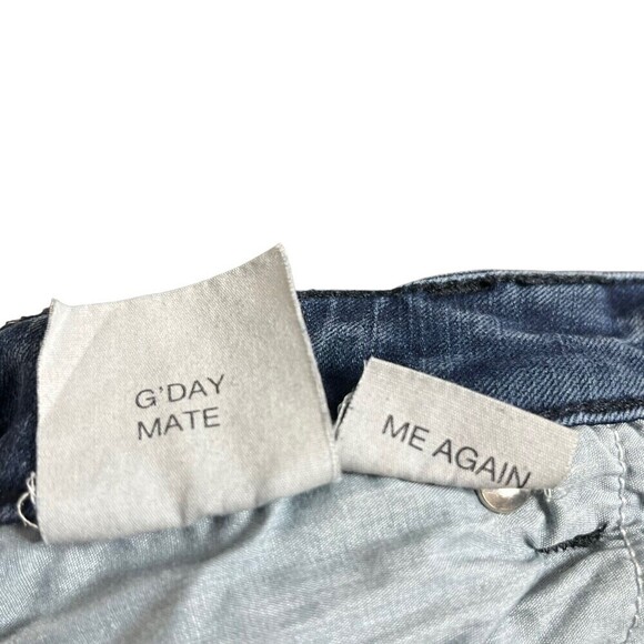 Rollas Eastcoast Skinny Jeans Women’s Size 26 Medium Wash High Waist Ankle Fit - Picture 11 of 14